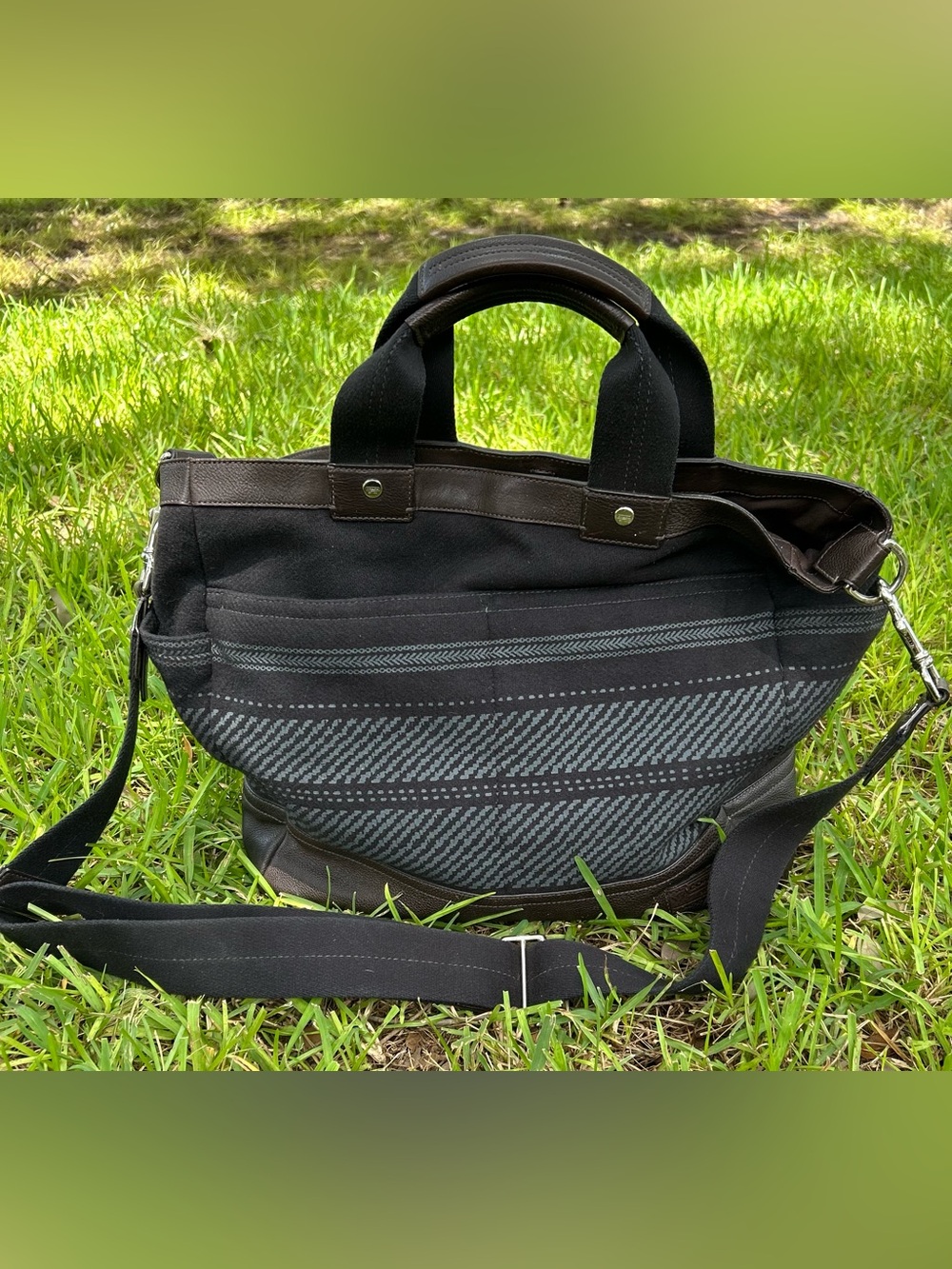 Coach 70531 Wool and Leather
2-way Tote